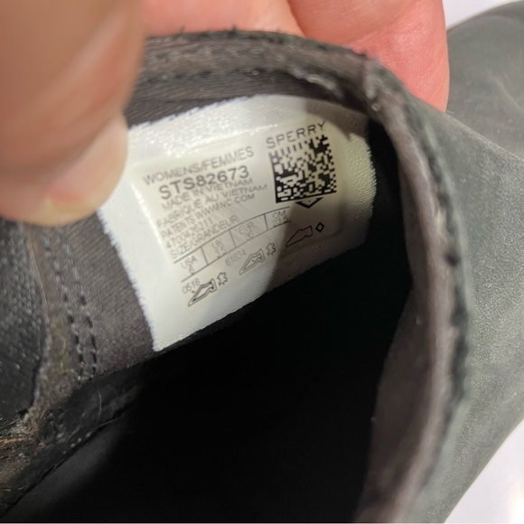 Sperry Seaport Daley pull on ankle boots black size 6 - Picture 7 of 9